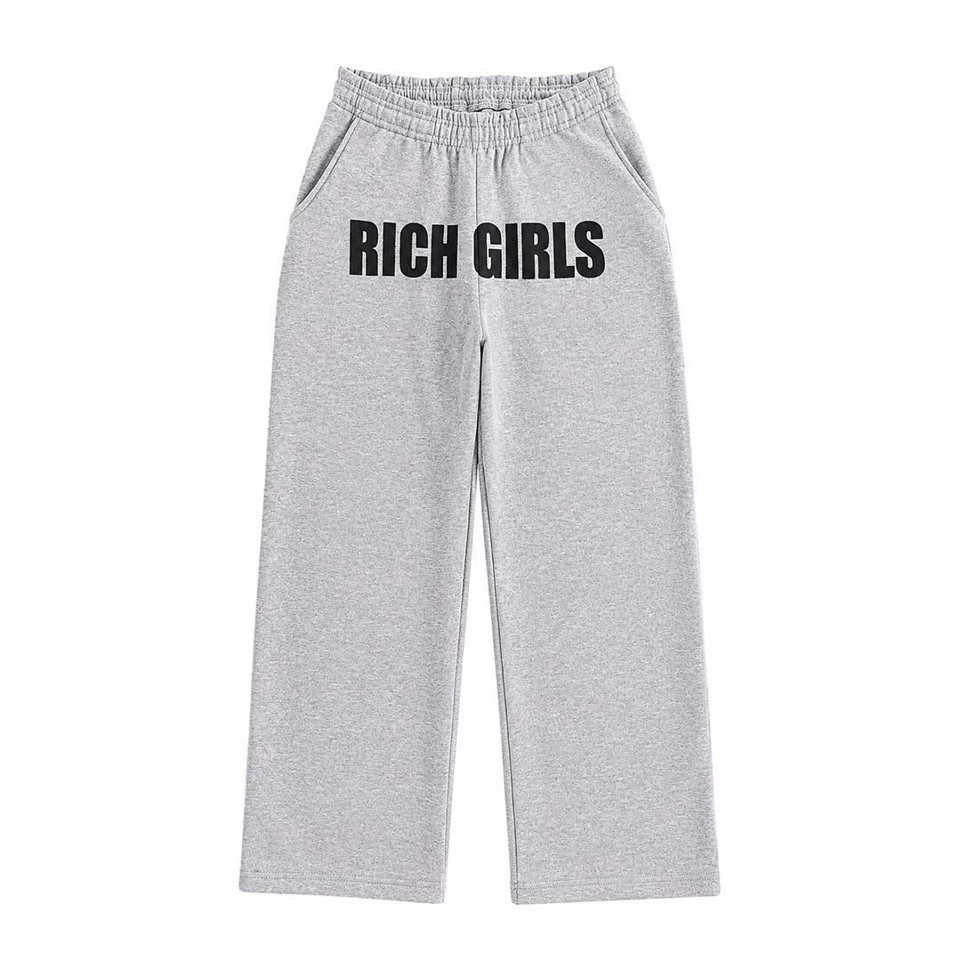 Awful Lot of Cough Syrup Rich Girls Grey Sweatpants by Awful Lot of Cough Syrup - NWAHYPE No.1 for streetwear Pants in USA