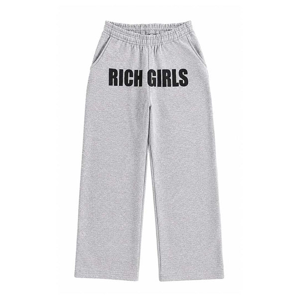 Awful Lot of Cough Syrup Rich Girls Grey Sweatpants by Awful Lot of Cough Syrup - NWAHYPE No.1 for streetwear Pants in USA