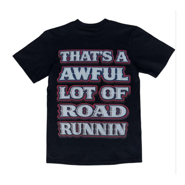 Awful Lot of Cough Syrup Road Runnin Tee Black by Awful Lot of Cough Syrup - NWAHYPE No.1 for streetwear T-Shirts in USA