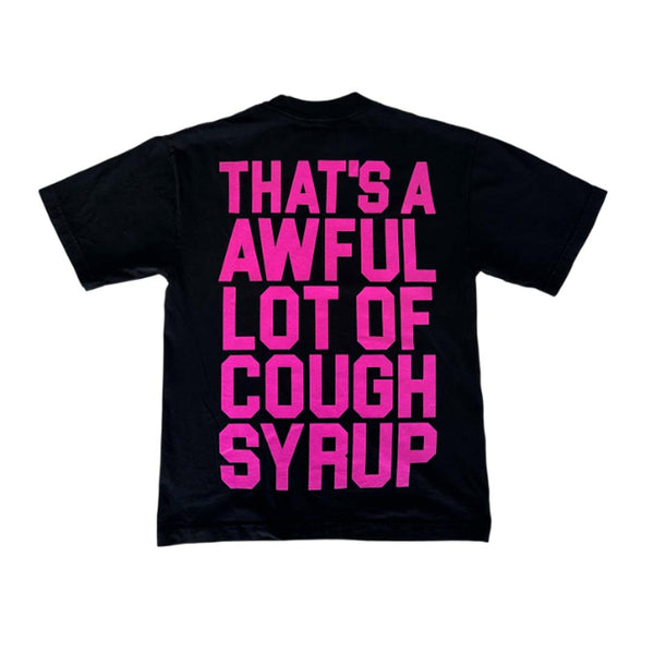 Awful Lot of Cough Syrup Rodeo Tee Black Pink by Awful Lot of Cough Syrup - NWAHYPE No.1 for streetwear T-Shirts in USA
