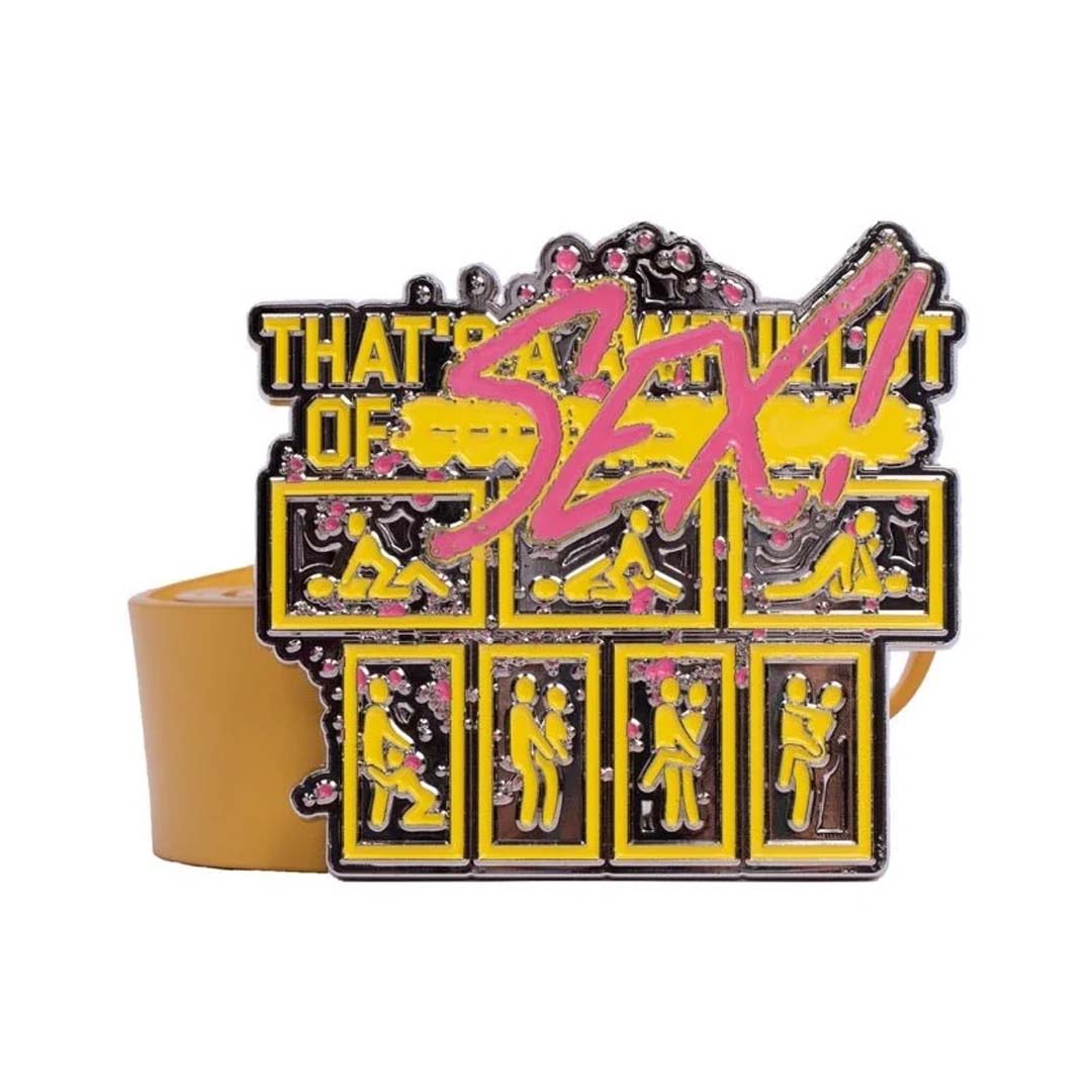 Awful Lot of Cough Syrup Sex Belt Yellow by Awful Lot of Cough Syrup - NWAHYPE No.1 for streetwear Accessories in USA