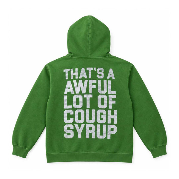 Awful Lot of Cough Syrup Slime Green Hoodie by Awful Lot of Cough Syrup - NWAHYPE No.1 for streetwear Hoodies in USA