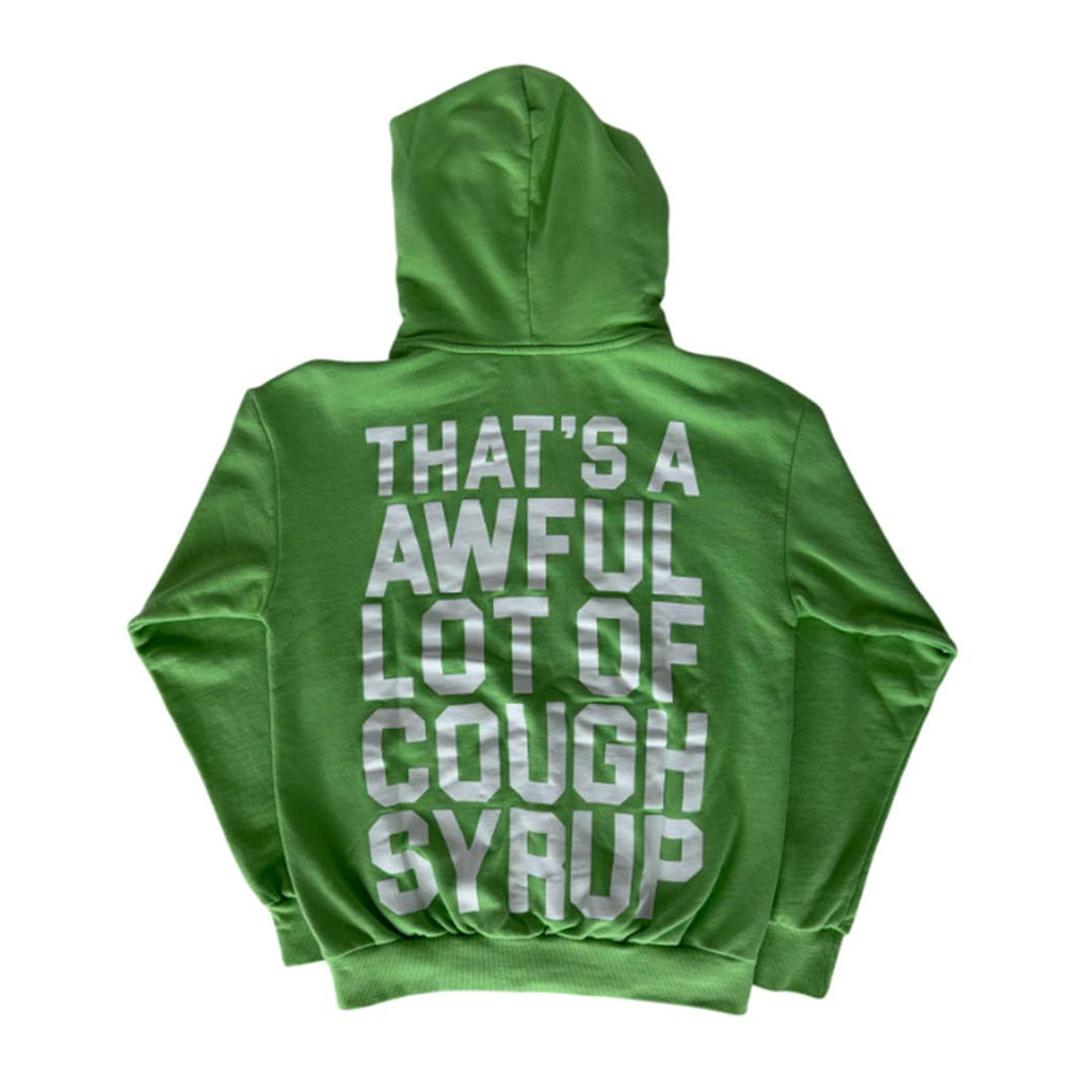 Awful Lot of Cough Syrup Slime Green Hoodie by Awful Lot of Cough Syrup - NWAHYPE No.1 for streetwear Hoodies in USA