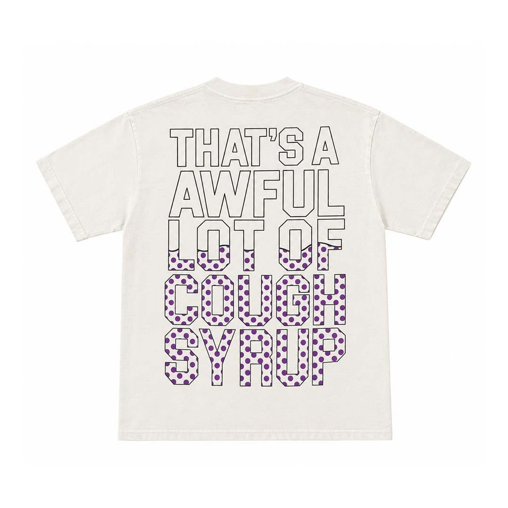 Awful Lot of Cough Syrup Soda Bottle Tee White by Awful Lot of Cough Syrup - NWAHYPE No.1 for streetwear T-Shirts in USA