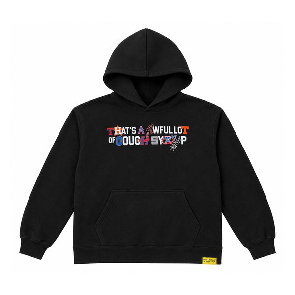 Awful Lot of Cough Syrup Sports Logo Hoodie Black by Awful Lot of Cough Syrup - NWAHYPE No.1 for streetwear Hoodies in USA