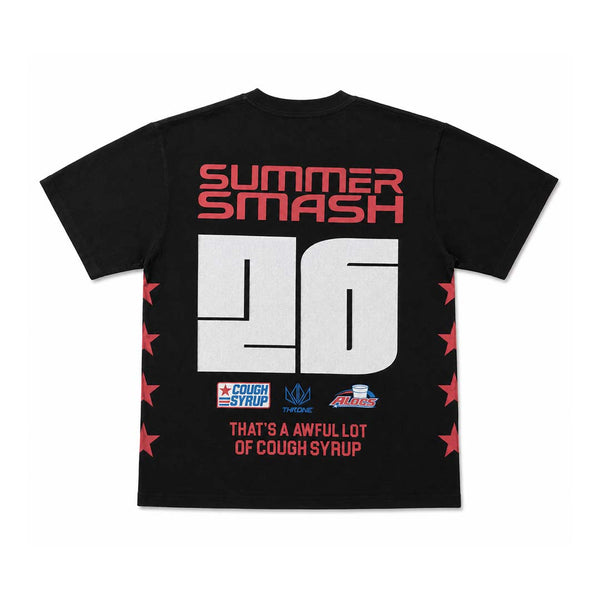 Awful Lot of Cough Syrup Summer Smash Black Tee by Awful Lot of Cough Syrup - NWAHYPE No.1 for streetwear T-Shirts in USA