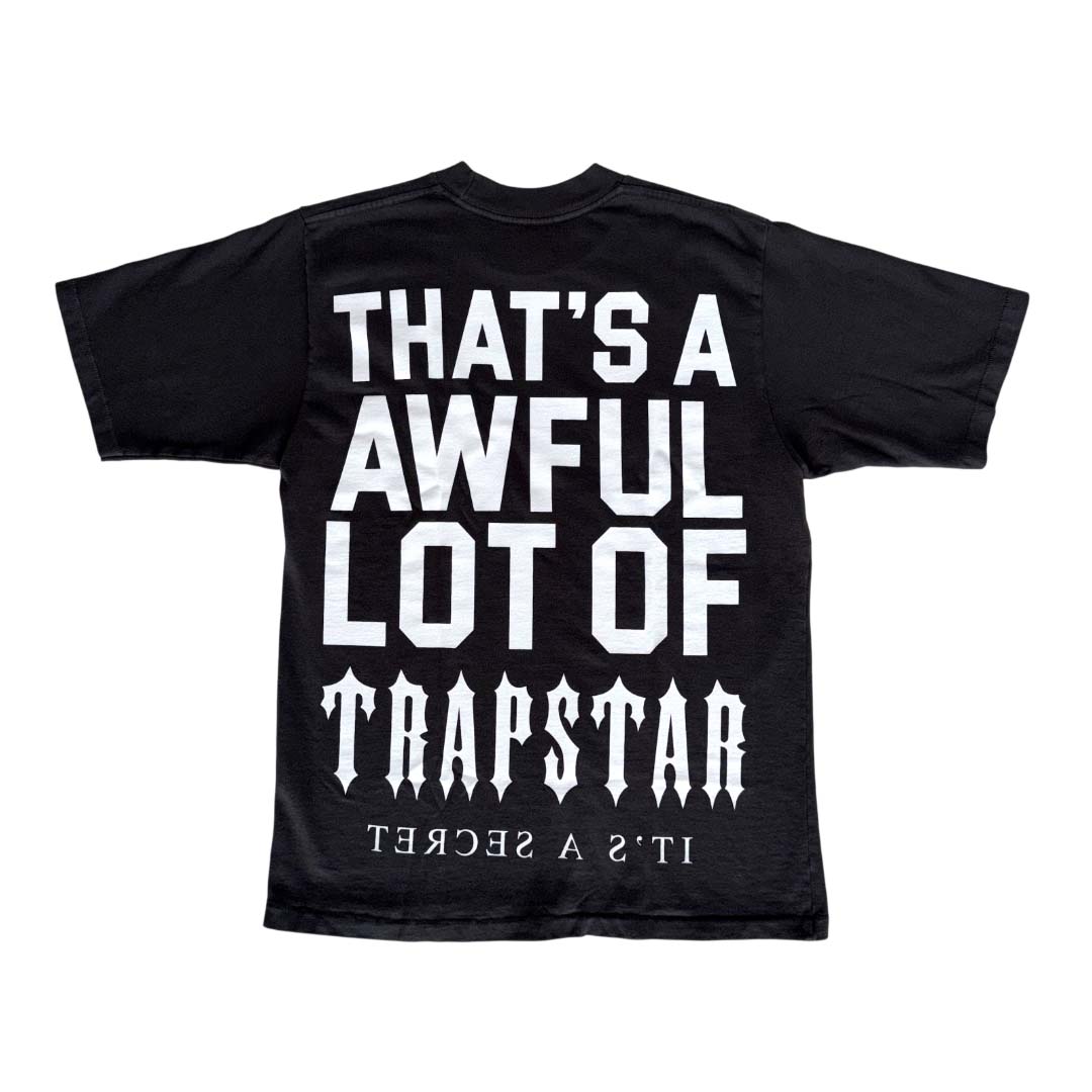 Awful Lot of Cough Syrup Trapstar Tee Black by Awful Lot of Cough Syrup - NWAHYPE No.1 for streetwear T-Shirts in USA