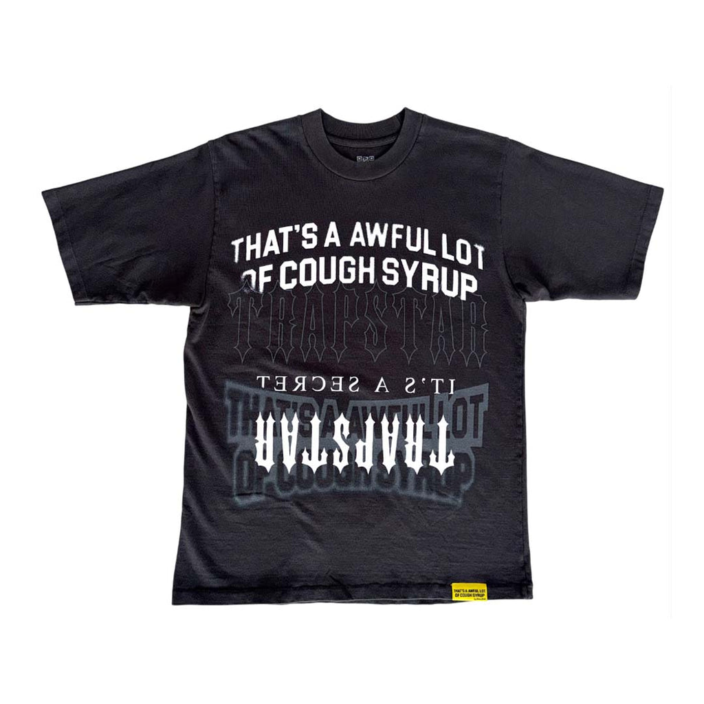 Awful Lot of Cough Syrup Trapstar Tee Black by Awful Lot of Cough Syrup - NWAHYPE No.1 for streetwear T-Shirts in USA
