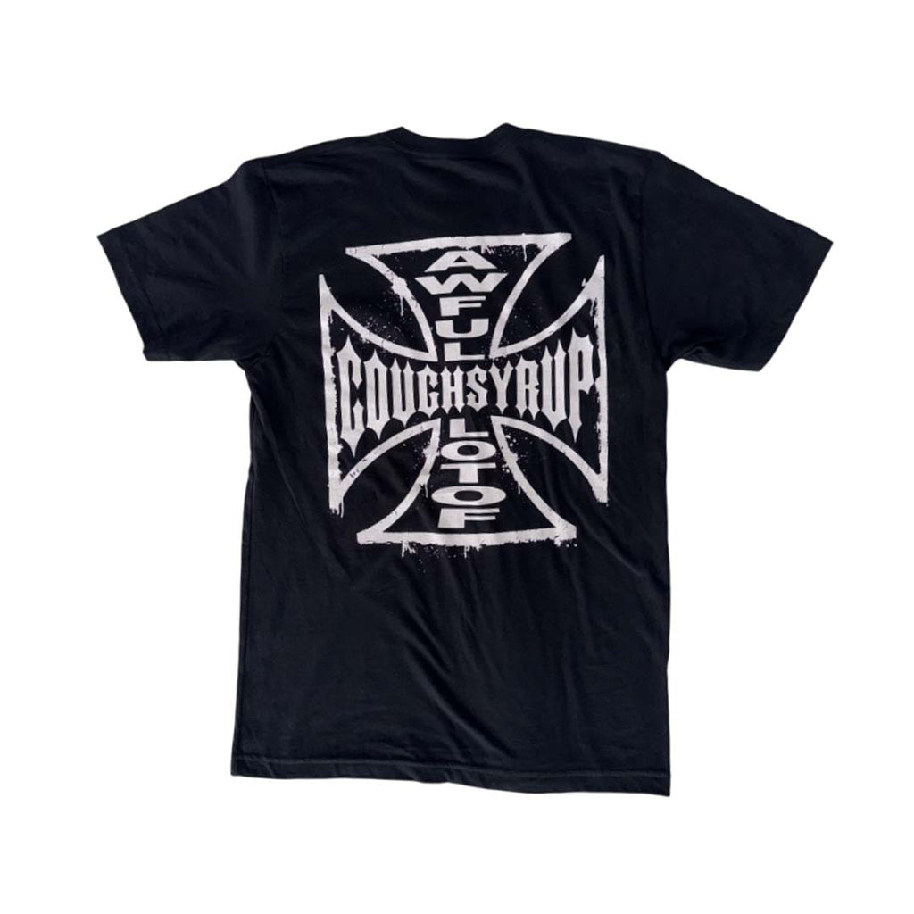 Awful Lot of Cough Syrup West Coast Choppers Black Tee by Awful Lot of Cough Syrup - NWAHYPE No.1 for streetwear T-Shirts in USA