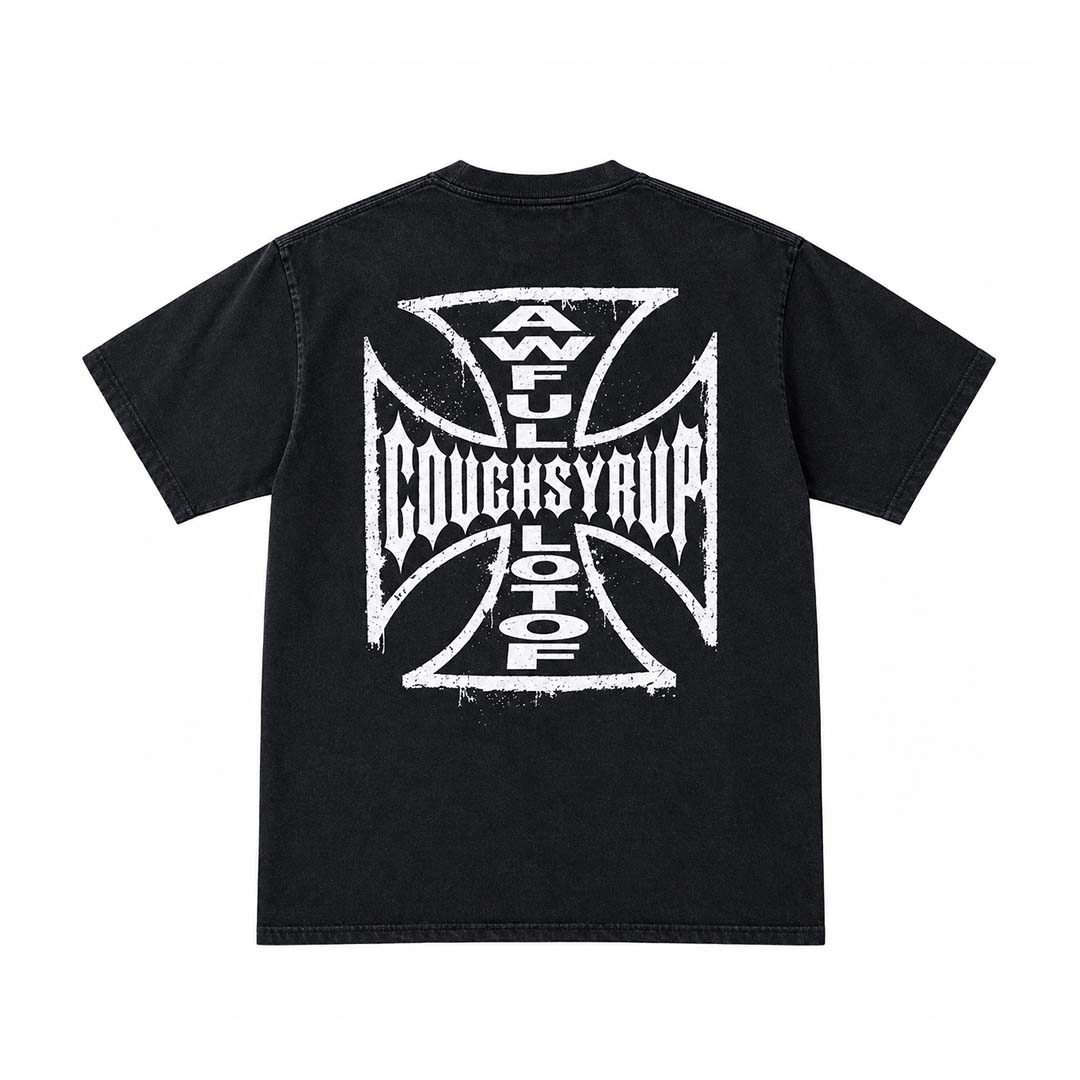 Awful Lot of Cough Syrup West Coast Choppers SS Black Tee by Awful Lot of Cough Syrup - NWAHYPE No.1 for streetwear T-Shirts in USA