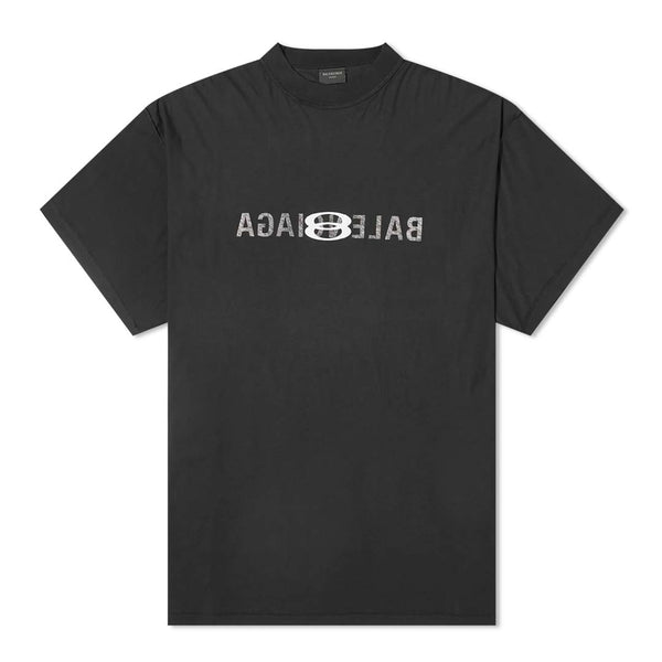 Balenciaga AI Logo Inside Out Oversized Tee Black by Balenciaga - NWAHYPE No.1 for streetwear T-Shirts in USA