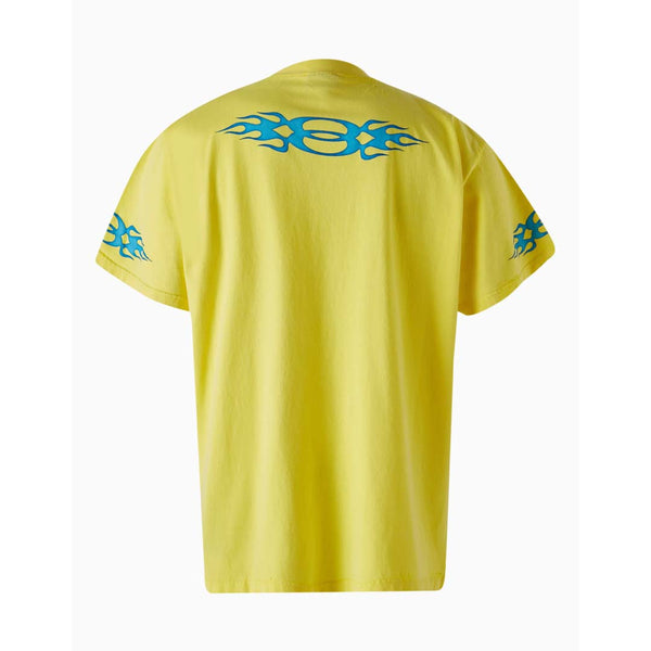 Balenciaga Unity Flames Tee Vintage Yellow Blue by Balenciaga - NWAHYPE No.1 for streetwear T-Shirts in USA