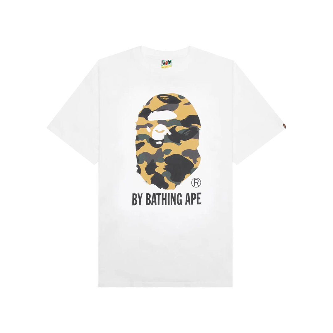 BAPE 1st Camo by Bathing Ape Tee 'White/Yellow' by Bape - NWAHYPE No.1 for streetwear T-Shirts in USA