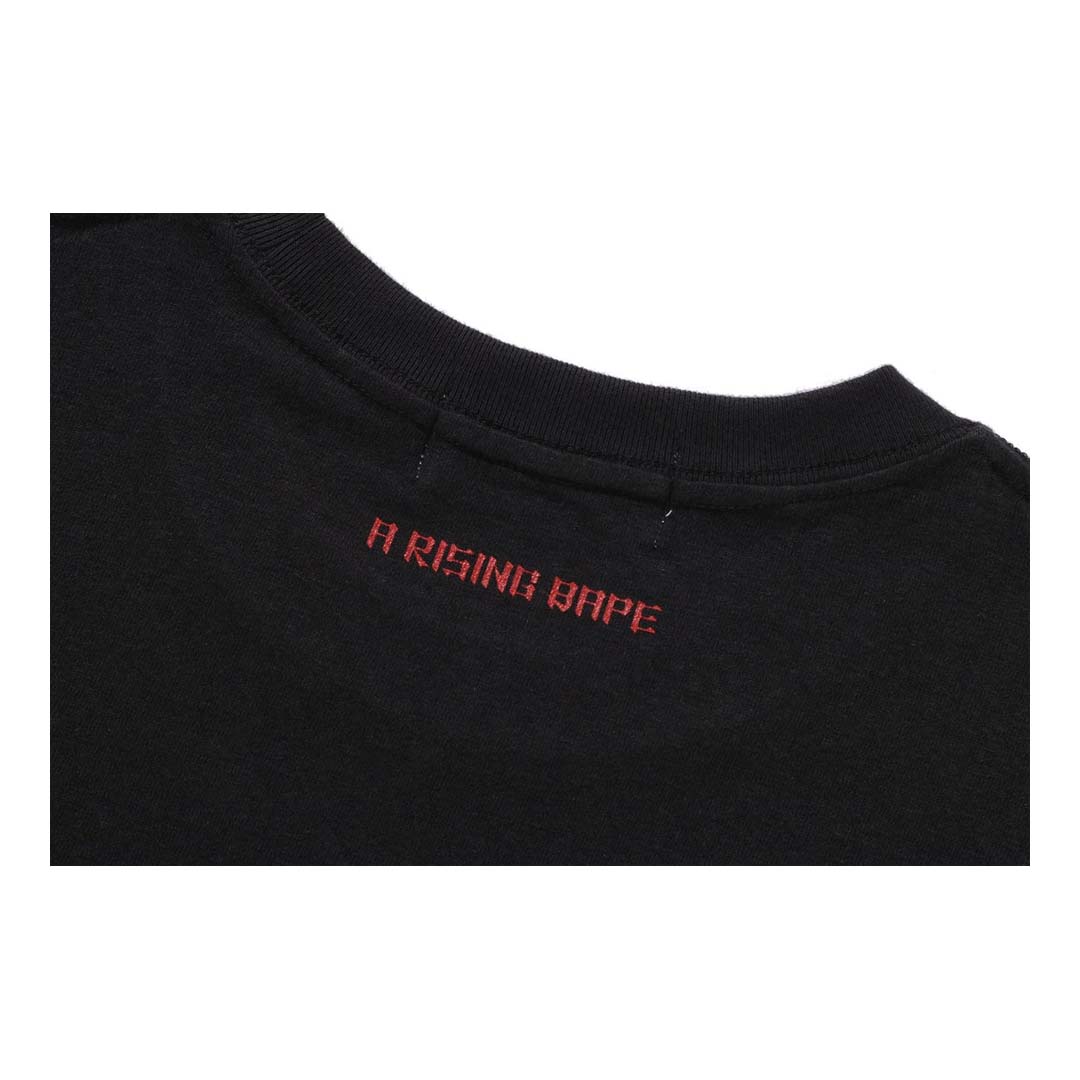 BAPE A Rising Ape Pocket Tee Black by Bape - NWAHYPE No.1 for streetwear T-Shirts in USA