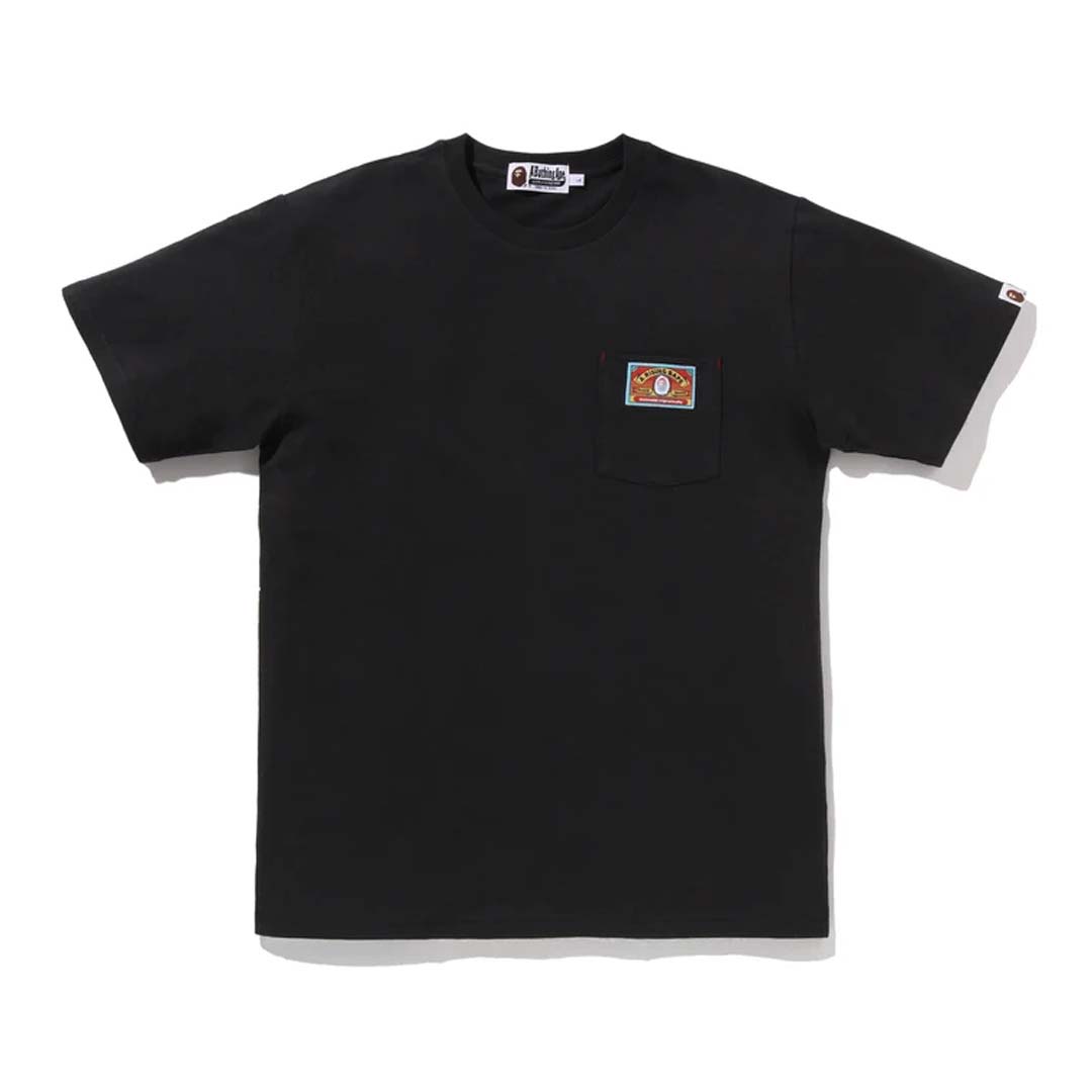 BAPE A Rising Ape Pocket Tee Black by Bape - NWAHYPE No.1 for streetwear T-Shirts in USA