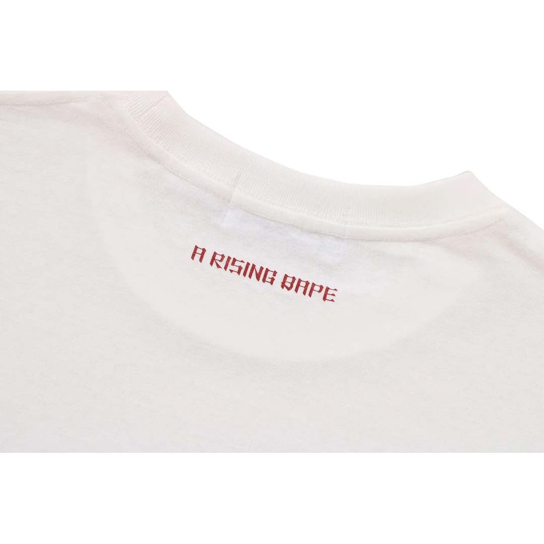 BAPE A Rising Ape Pocket Tee White by Bape - NWAHYPE No.1 for streetwear T-Shirts in USA