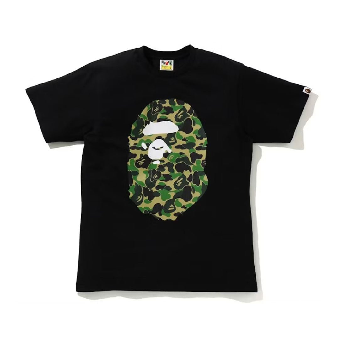 BAPE ABC Camo Big Ape Head Tee Black Green by Bape - NWAHype 1 for streetwear T-Shirts in USA