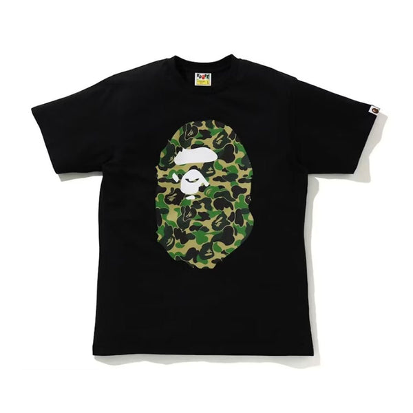 BAPE ABC Camo Big Ape Head Tee Black Green by Bape - NWAHype 1 for streetwear T-Shirts in USA