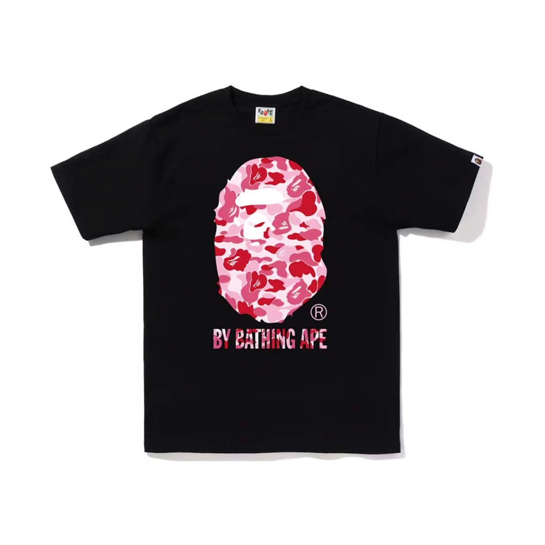 BAPE ABC Camo By Bathing Ape Tee Black/Pink by Bape - NWAHype No.1 for streetwear T-Shirts in USA