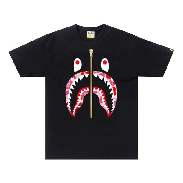 BAPE ABC Camo Shark Tee 'Black/Pink' by Bape - NWAHype 1 for streetwear T-Shirts in USA