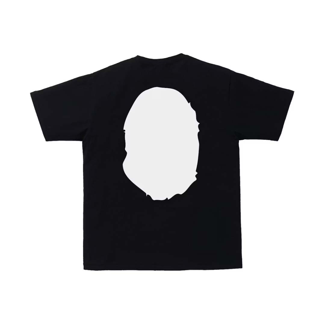 BAPE Bicolor Big Ape Head Tee Black by Bape - NWAHype No.1 for streetwear T-Shirts in USA