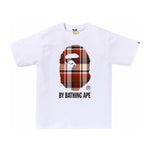 BAPE Check By Bathing Ape Tee White by Bape - NWAHype 1 for streetwear T-Shirts in USA