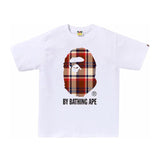 BAPE Check By Bathing Ape Tee White by Bape - NWAHype 1 for streetwear T-Shirts in USA