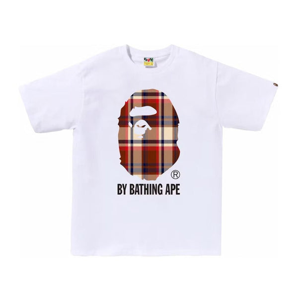 BAPE Check By Bathing Ape Tee White by Bape - NWAHype 1 for streetwear T-Shirts in USA