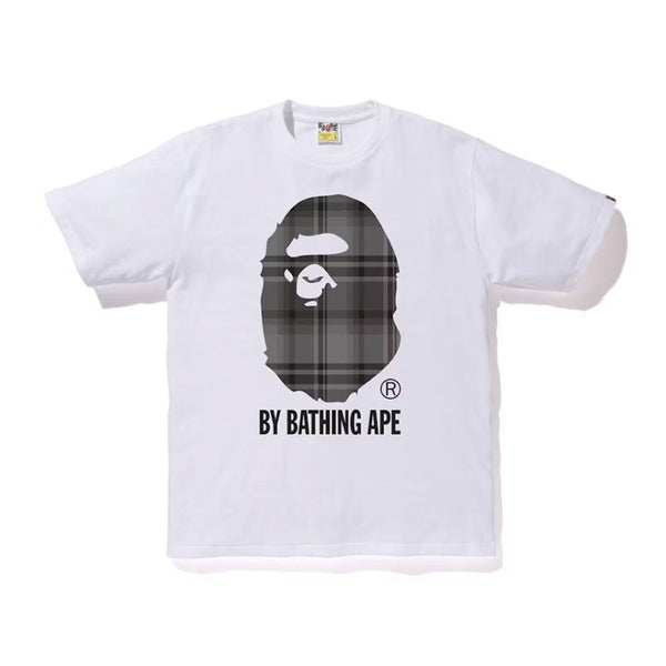 BAPE Check By Bathing Ape Tee White/Black by Bape - NWAHype 1 for streetwear T-Shirts in USA