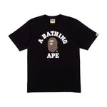 BAPE College Tee Black by Bape - NWAHype No.1 for streetwear T-Shirts in USA