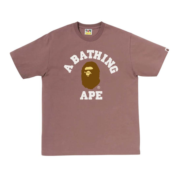 Bape College Tee Brown by Bape - NWAHYPE No.1 for streetwear T-Shirts in USA