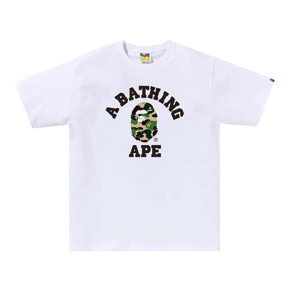 Bape College White Green Black Tee by Bape - NWAHYPE No.1 for streetwear T-Shirts in USA