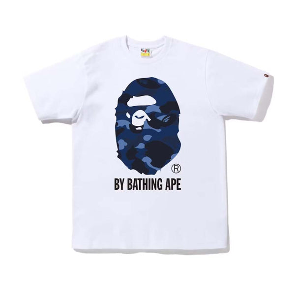 BAPE Color Camo By Bathing Ape Tee White Navy by Bape - NWAHype No.1 for streetwear T-Shirts in USA