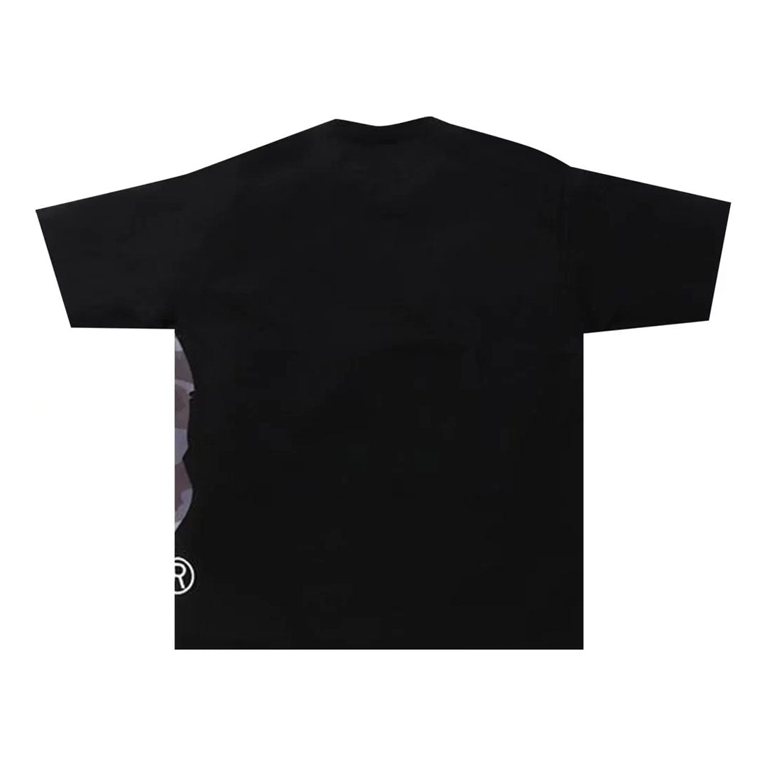 BAPE Color Camo Side Big Ape Head Black Tee by Bape - NWAHype 1 for streetwear T-Shirts in USA