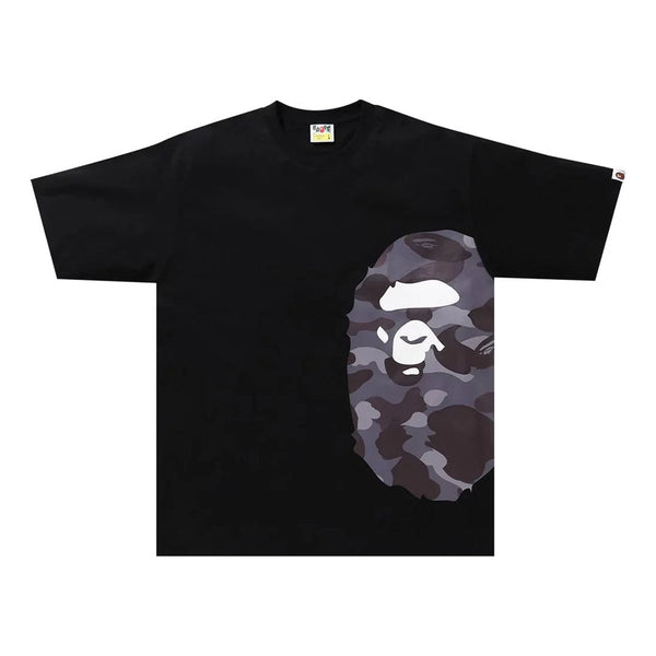 BAPE Color Camo Side Big Ape Head Black Tee by Bape - NWAHype 1 for streetwear T-Shirts in USA
