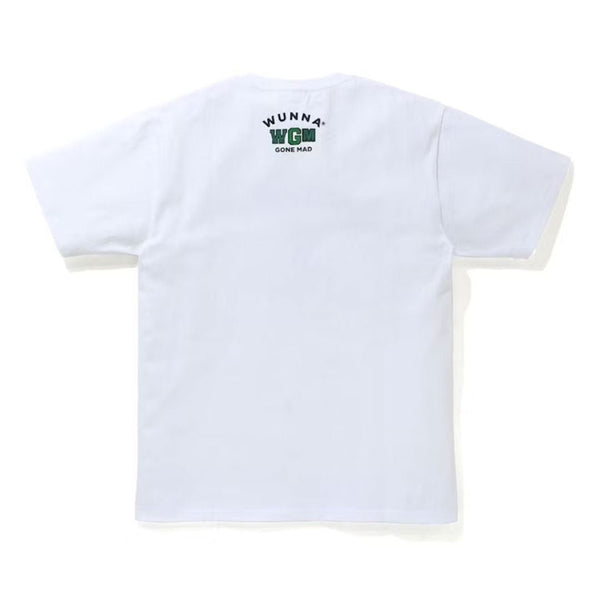 Bape Gunna White Green Tee Slatt by Bape - NWAHype 1 for streetwear T-Shirts in USA