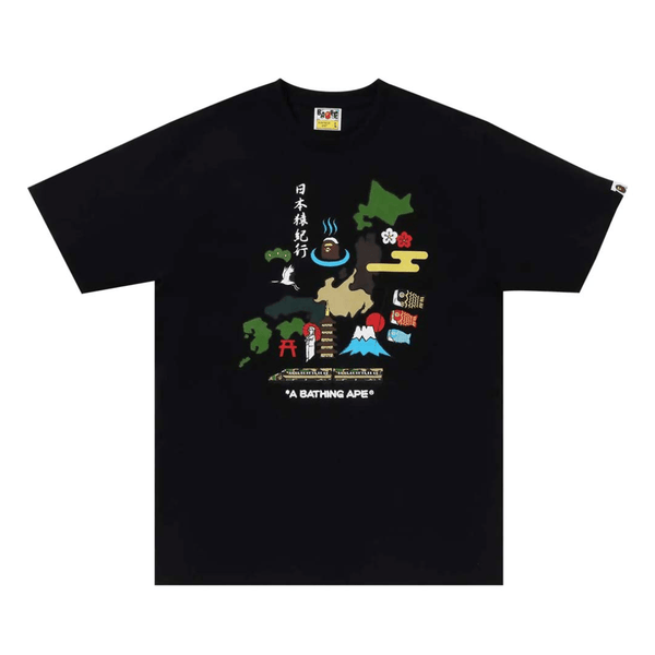 Bape Japan Culture Tee Black by Bape - NWAHYPE No.1 for streetwear T-Shirts in USA