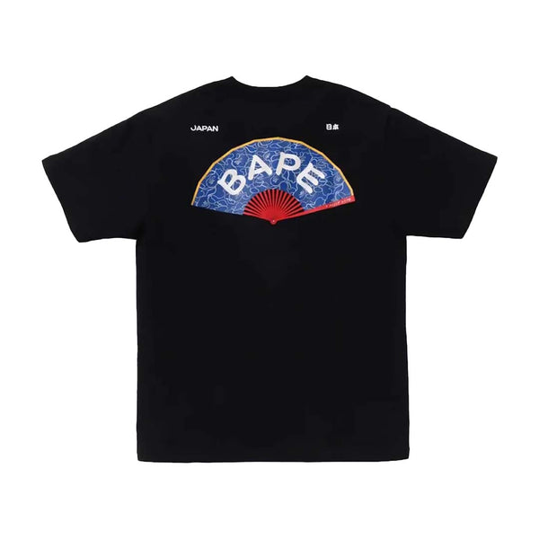 BAPE Japanese Fan Tee Black by Bape - NWAHype 1 for streetwear T-Shirts in USA