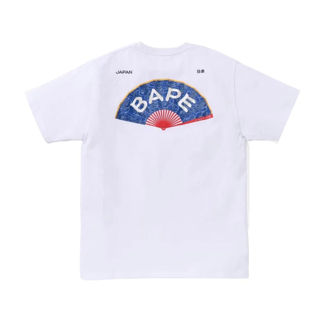 BAPE Japanese Fan Tee White by Bape - NWAHype 1 for streetwear T-Shirts in USA