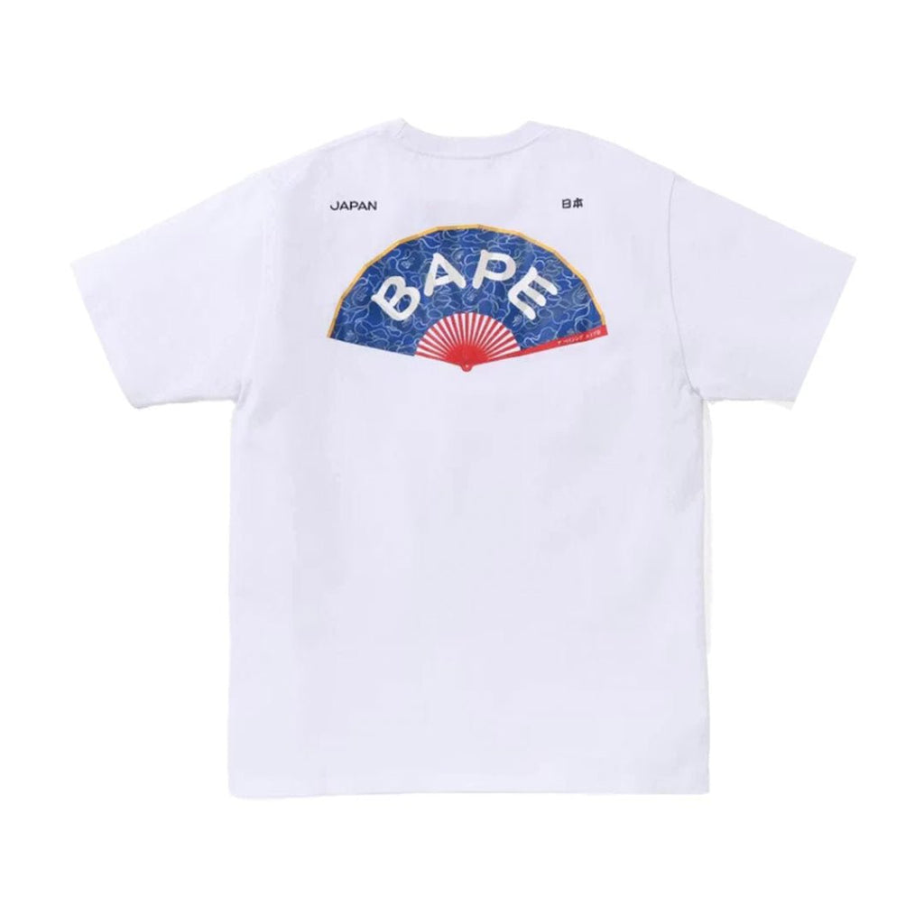 BAPE Japanese Fan Tee White by Bape - NWAHype 1 for streetwear T-Shirts in USA