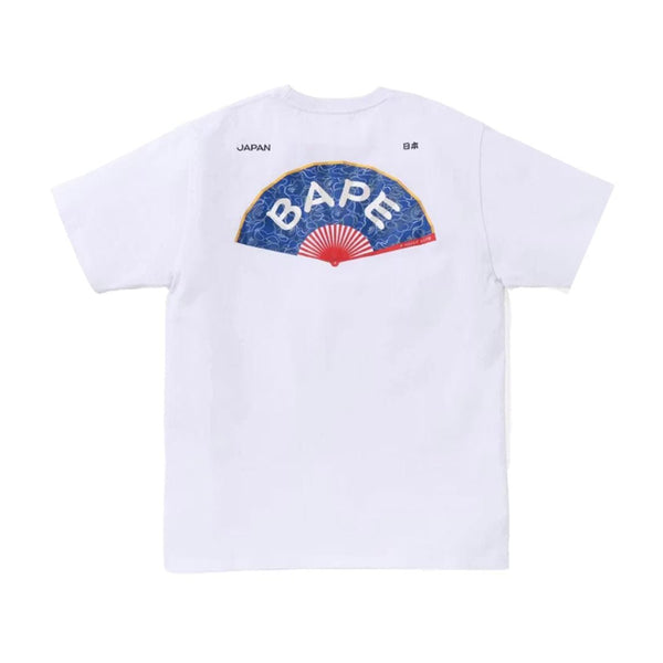 BAPE Japanese Fan Tee White by Bape - NWAHype 1 for streetwear T-Shirts in USA