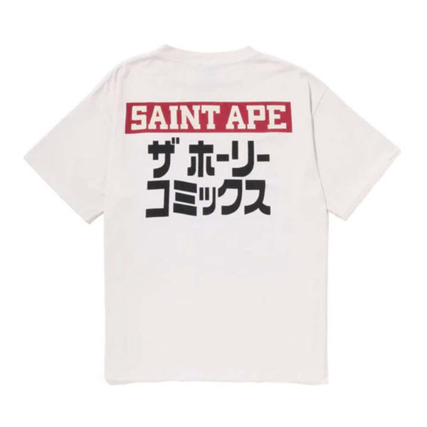 Bape Saint Michael Squadron Tee Vintage White by Bape - NWAHype No.1 for streetwear T-Shirts in USA