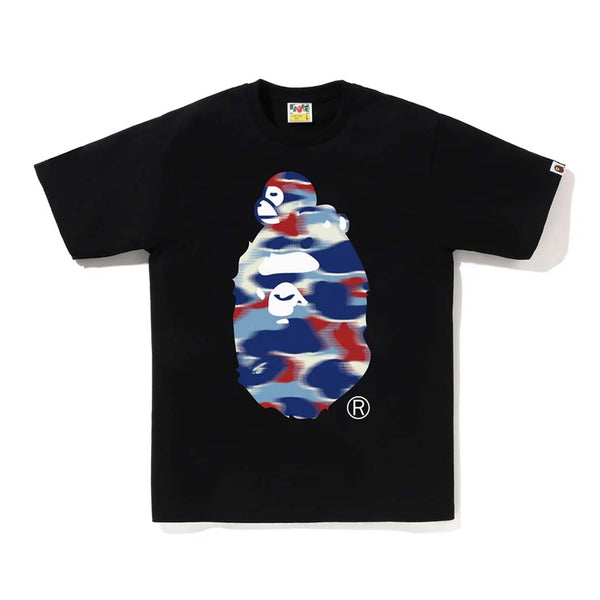 Bape Screen Camo Milo Big Ape Head Tee Black Blue Red by Bape - NWAHYPE No.1 for streetwear T-Shirts in USA