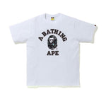 BAPE Space Camo Print College Tee White by Bape - NWAHype 1 for streetwear T-Shirts in USA