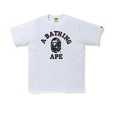 BAPE Space Camo Print College Tee White by Bape - NWAHype 1 for streetwear T-Shirts in USA
