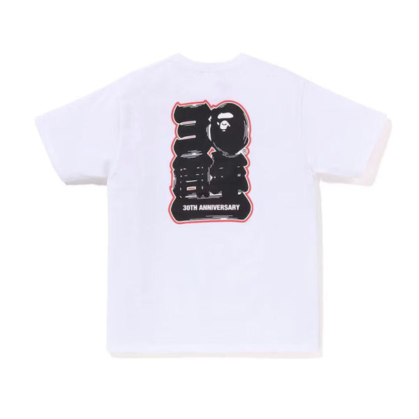 BAPE Store Paris Bape 30th Anniversary Ape Head Tee by Bape - NWAHype 1 for streetwear T-Shirts in USA