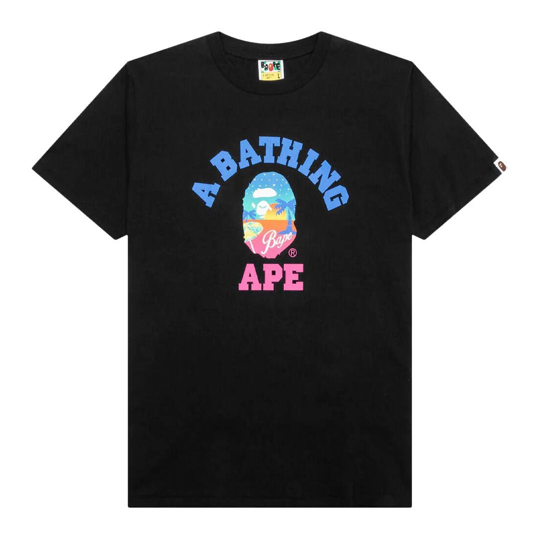 BAPE Sunset Beach Tee Black by Bape - NWAHype 1 for streetwear T-Shirts in USA