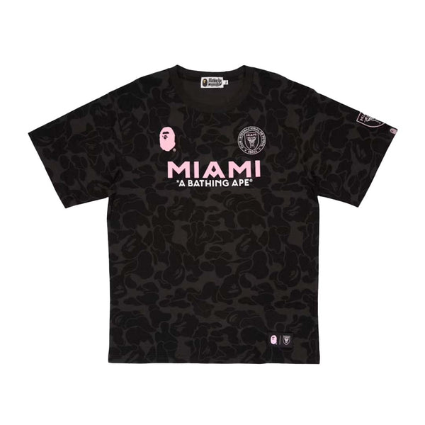 BAPE x Inter Miami CF Camo Tee Black by Bape - NWAHype 1 for streetwear T-Shirts in USA