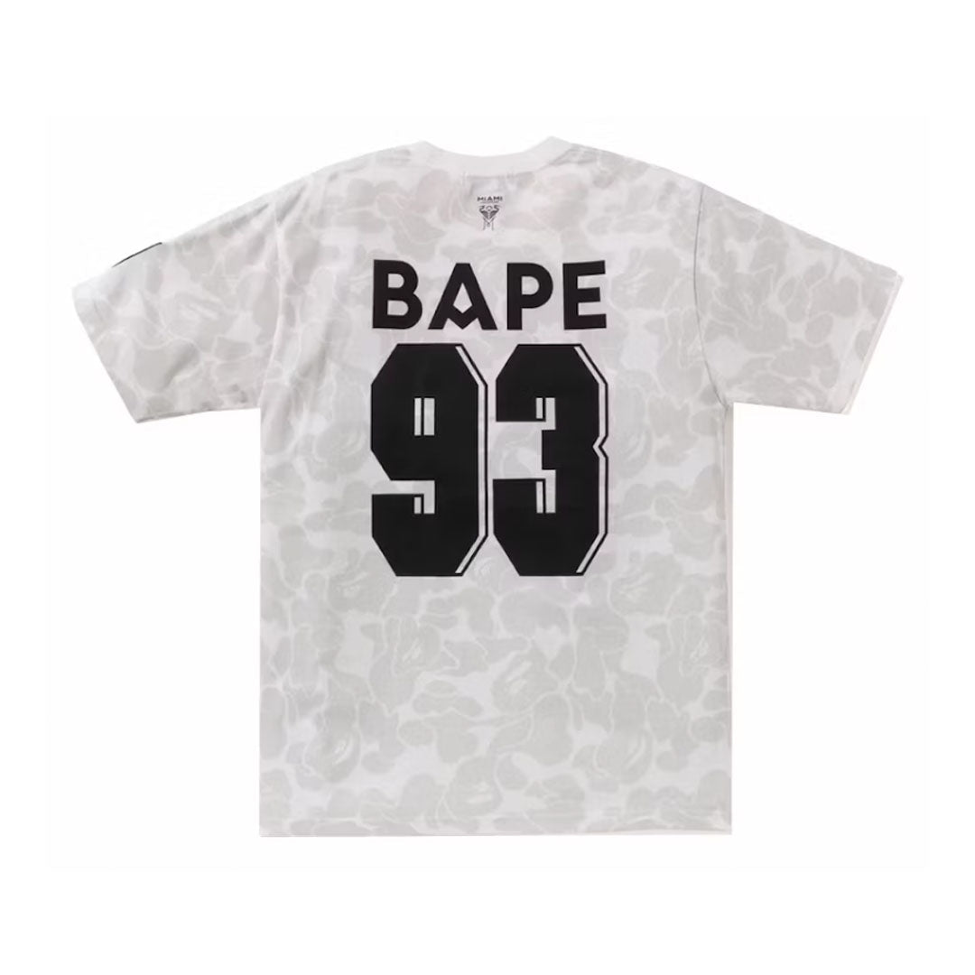 BAPE x Inter Miami CF Camo Tee White – NWAHYPE