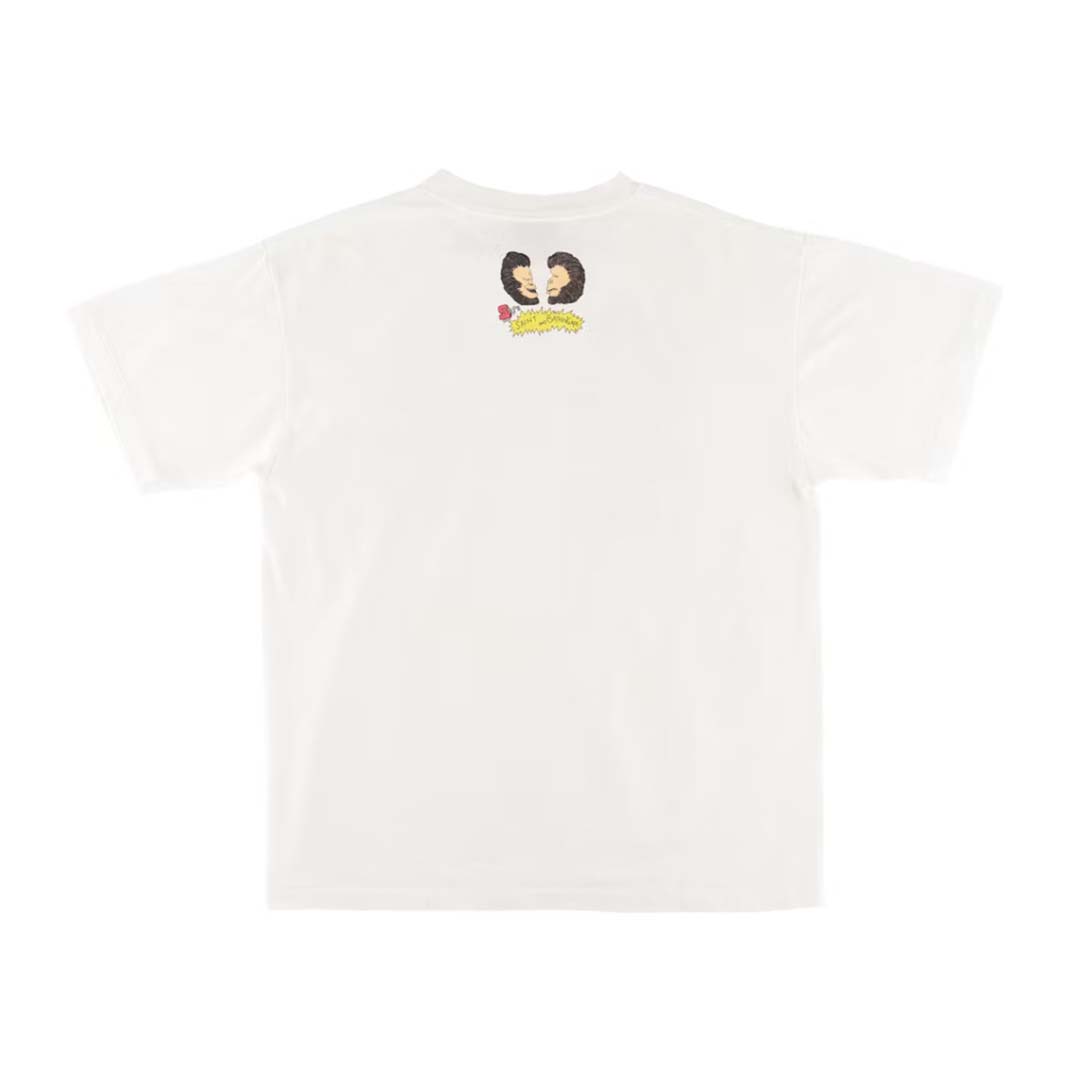 BAPE x Saint Mxxxxxx Heaven and Hell Tee Vintage White by Bape - NWAHype No.1 for streetwear T-Shirts in USA